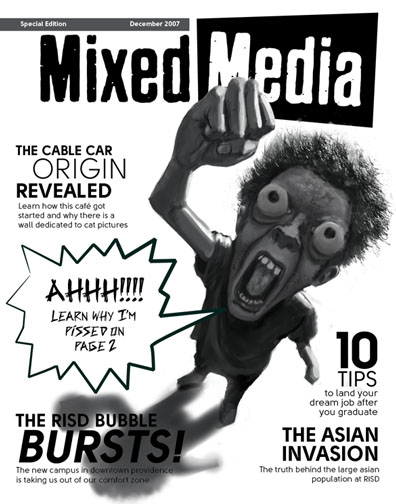 Mixed Media - Magazine Cover